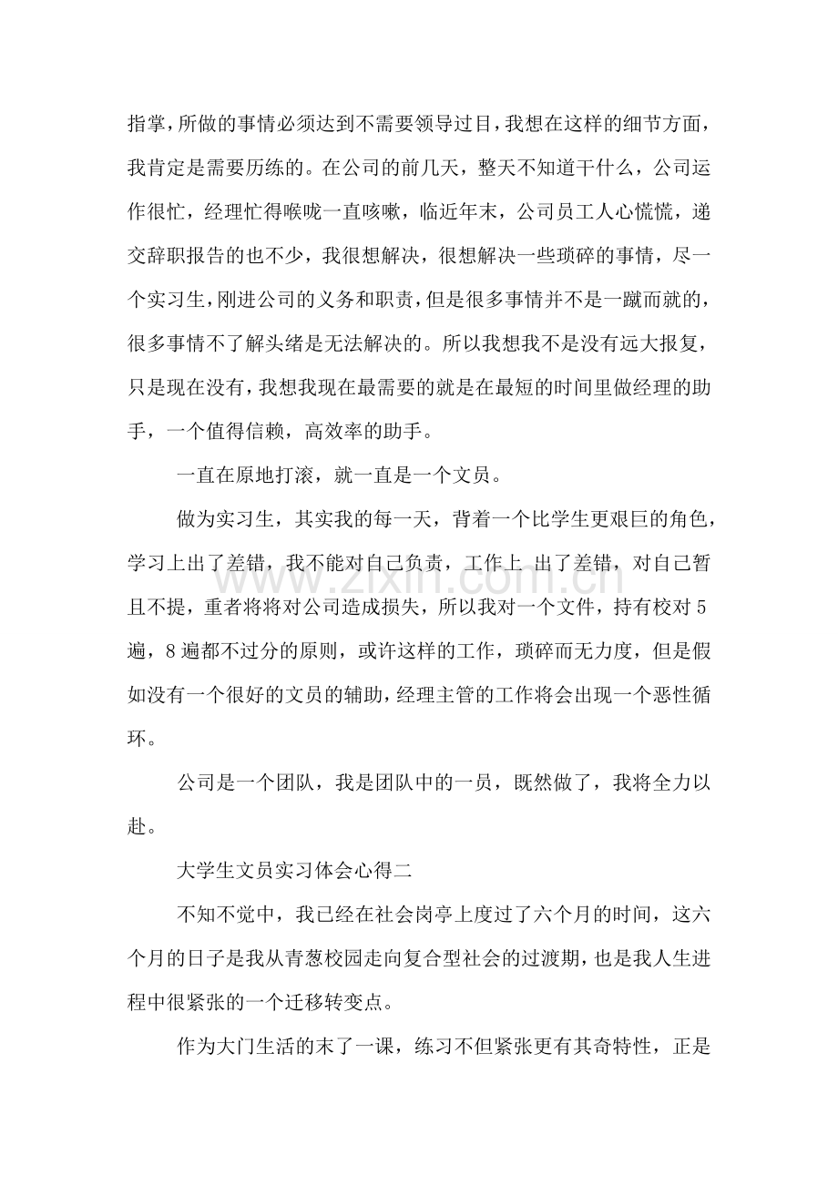 大学生文员实习体会心得.doc_第2页