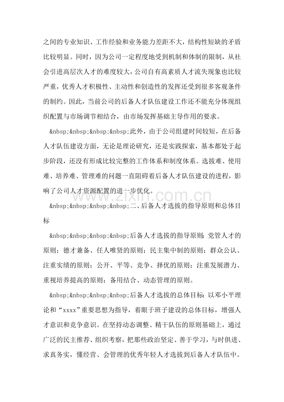 公司后备人才队伍建设方案.doc_第2页