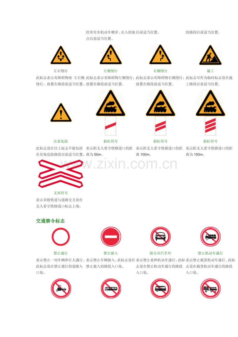 交通标志图片图谱大全(共26页)资料.doc_第3页