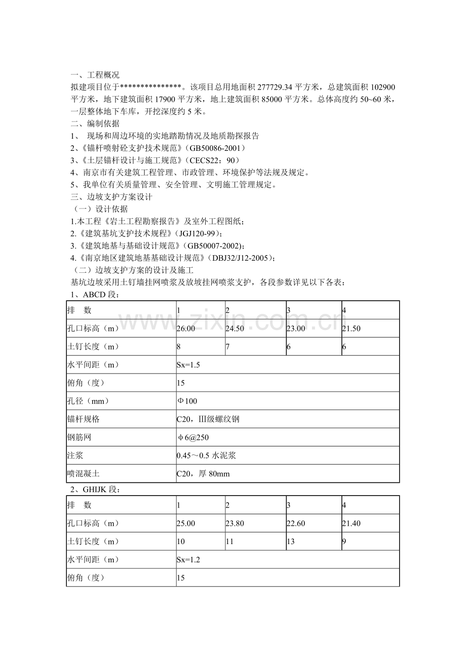 【合集】-挂网喷射砼施工方案11收集资料.doc_第3页