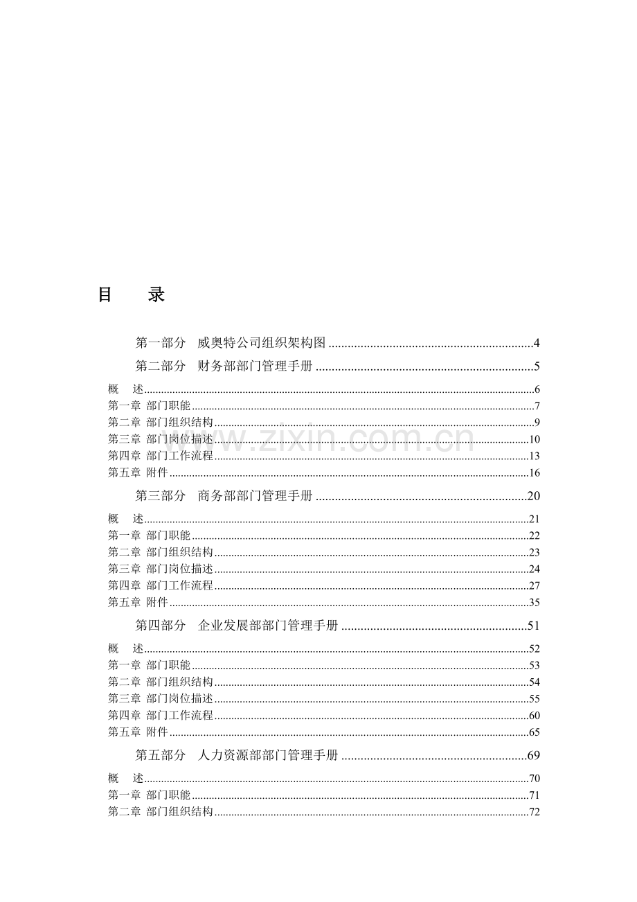 ××科技有限公司部门管理手册doc277汇编.doc_第1页