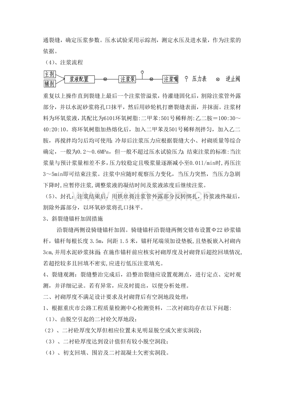 隧道衬砌开裂整治建议.doc_第2页