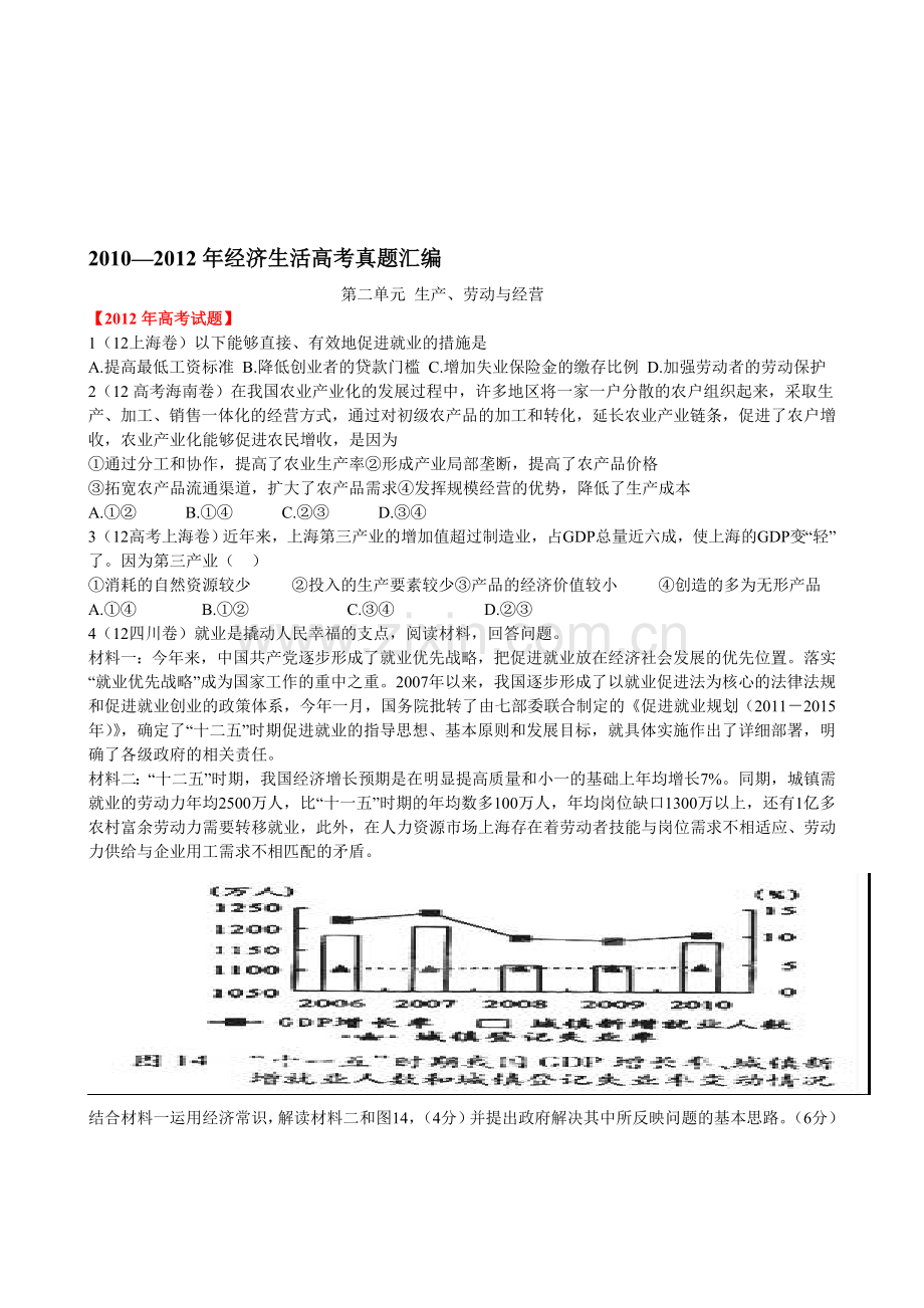 艺术生资料经济生活第二单元.doc_第1页