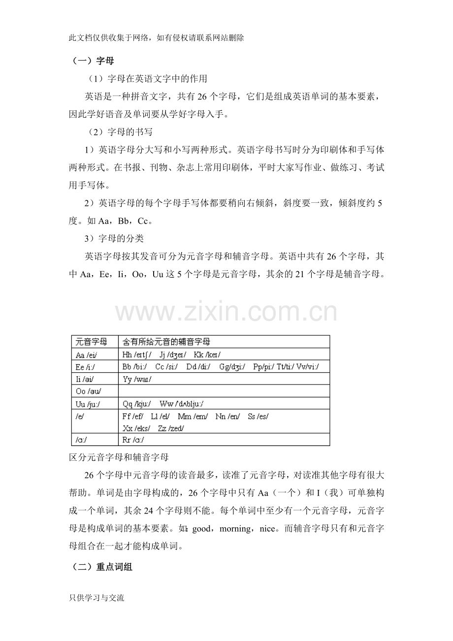 仁爱英语七年级上册unit1topic2知识点讲解及随堂练习上课讲义.doc_第1页