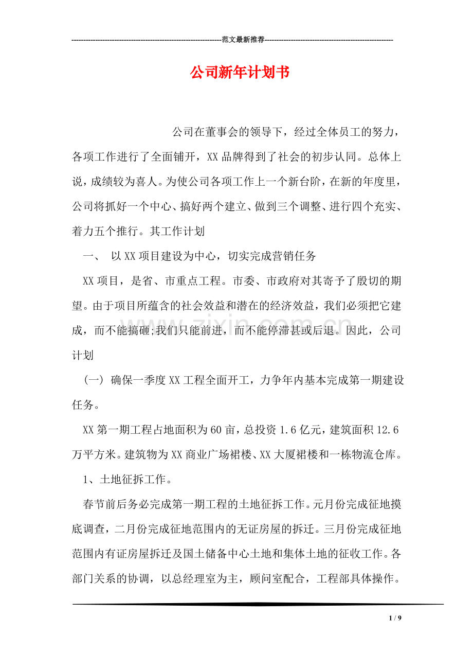 公司新年计划书.doc_第1页