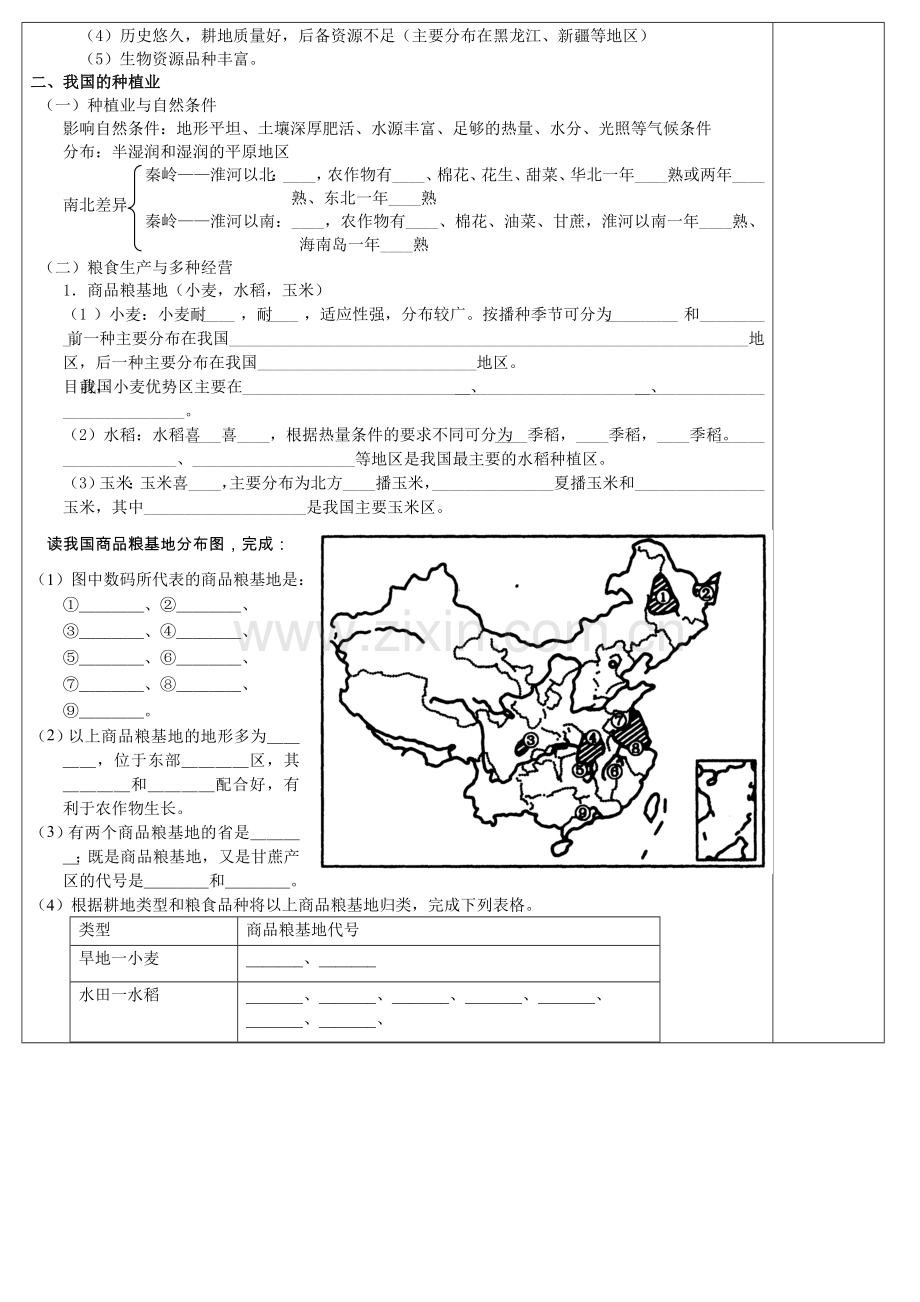 中国农业-导学案含答案.doc_第2页