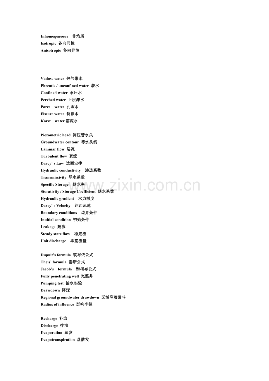 地下水名词收集资料.doc_第2页