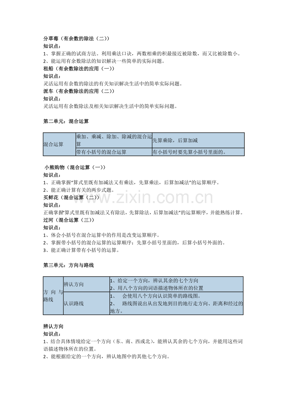 北师大版小学二年级下册数学知识点汇总学习资料.doc_第2页