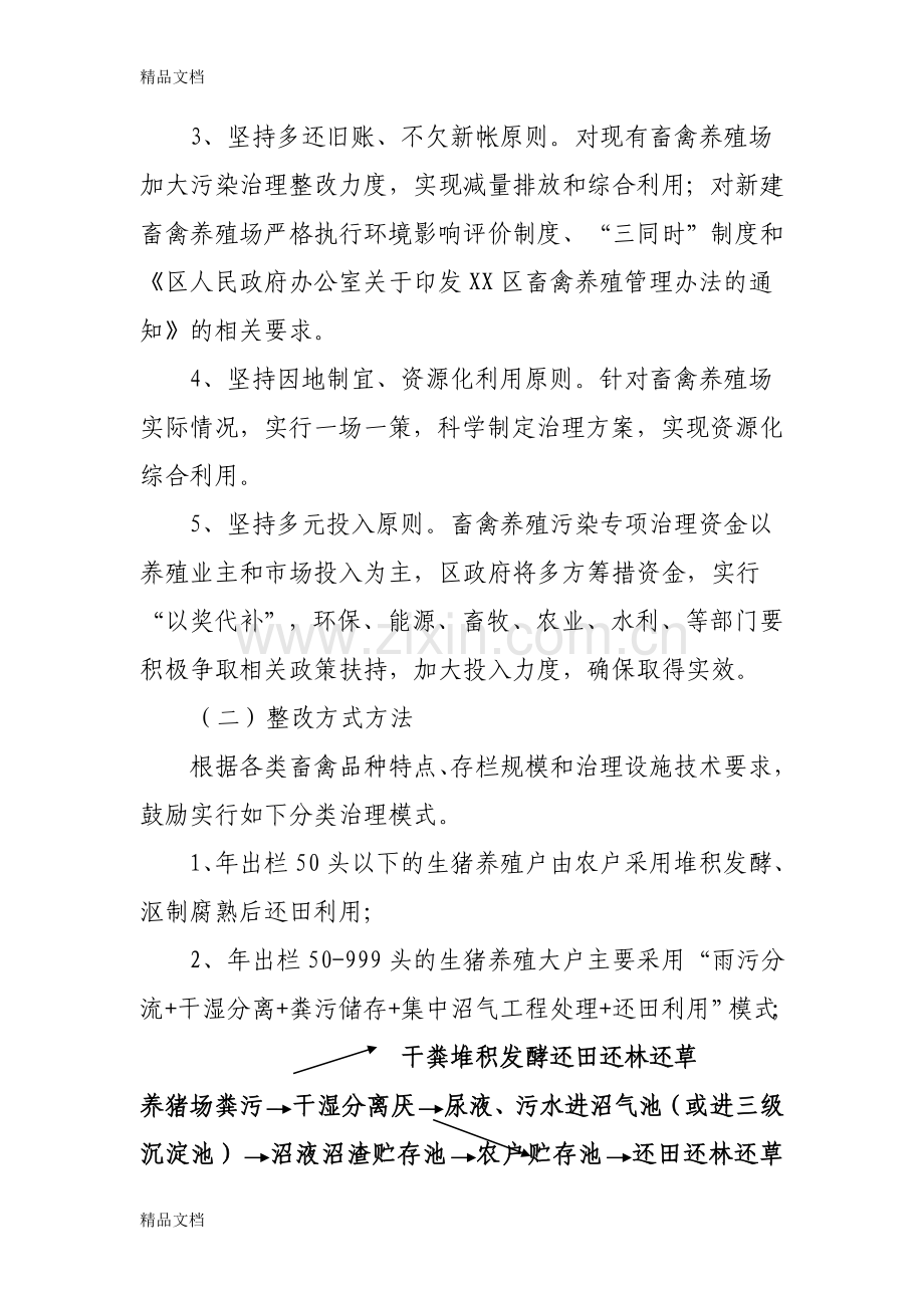 XX区畜禽养殖污染综合治理问题整改行动方案讲课教案.doc_第3页