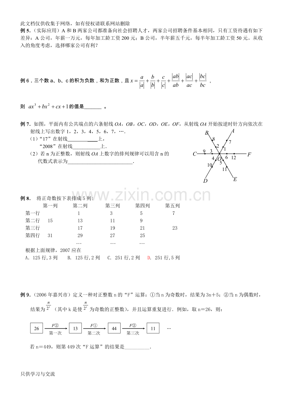 初一数学讲义(学生版整理)教程文件.doc_第3页