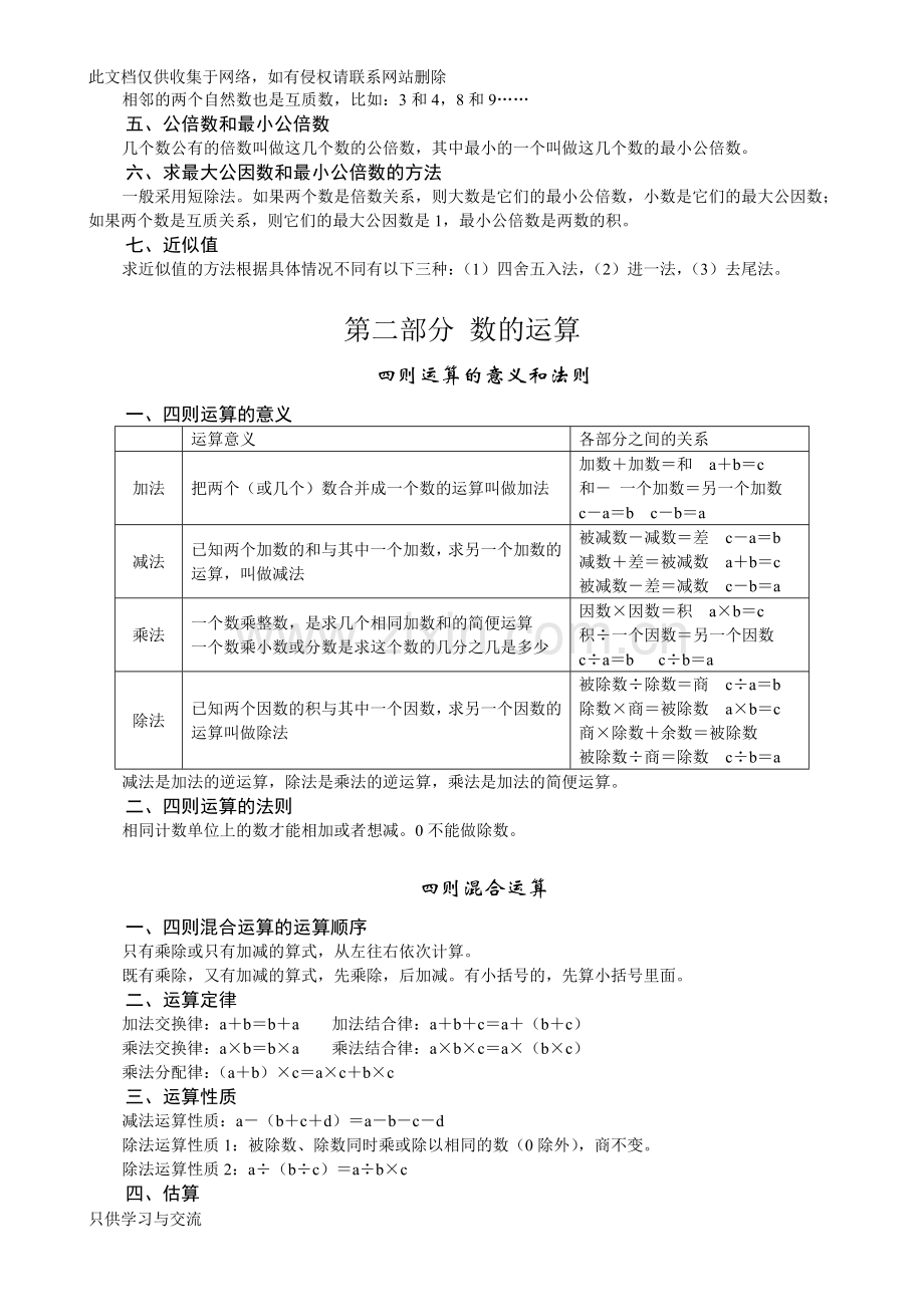 小学数学毕业总复习知识点整理知识交流.doc_第3页