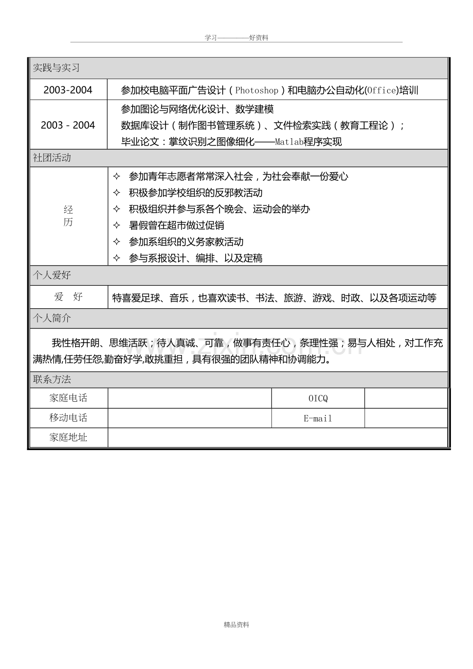 大学生毕业求职简历模板-(word版)资料讲解.doc_第3页