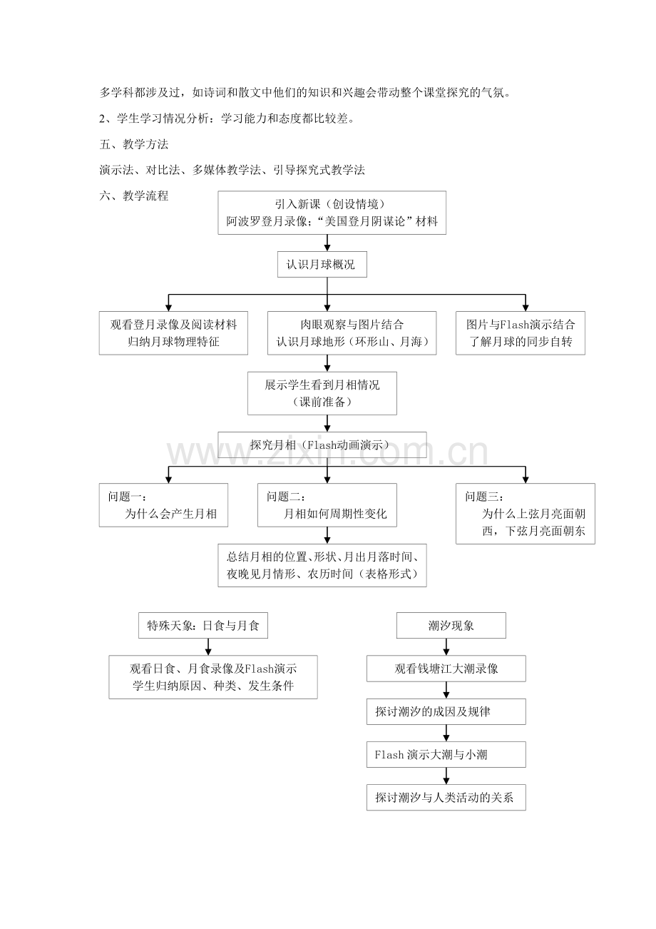 《地球的伙伴-月球》说课稿doc-教材分析、教学目标、教合集.doc_第2页