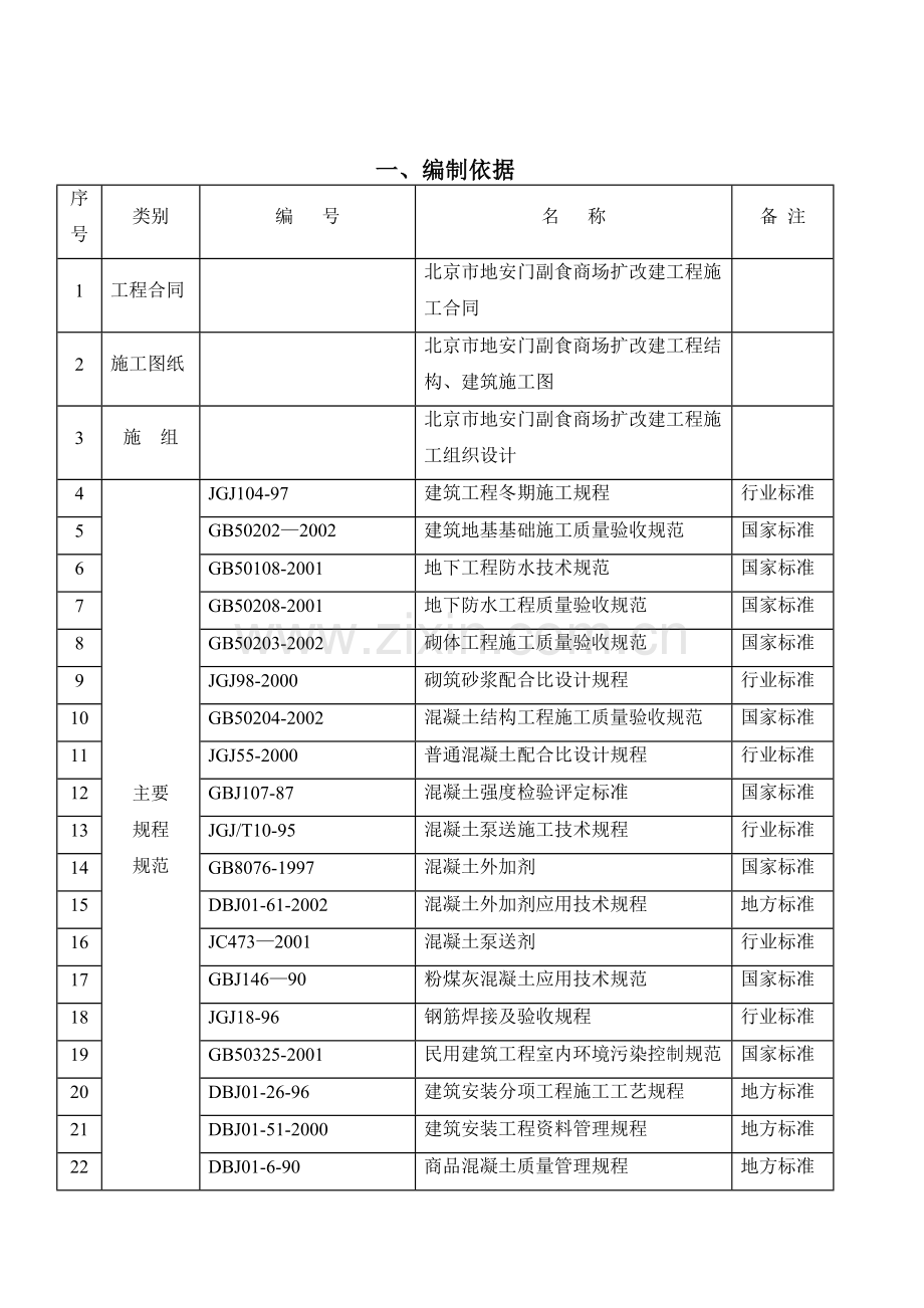 地安门副食商场扩改建工程冬期施工方案收集资料.doc_第3页