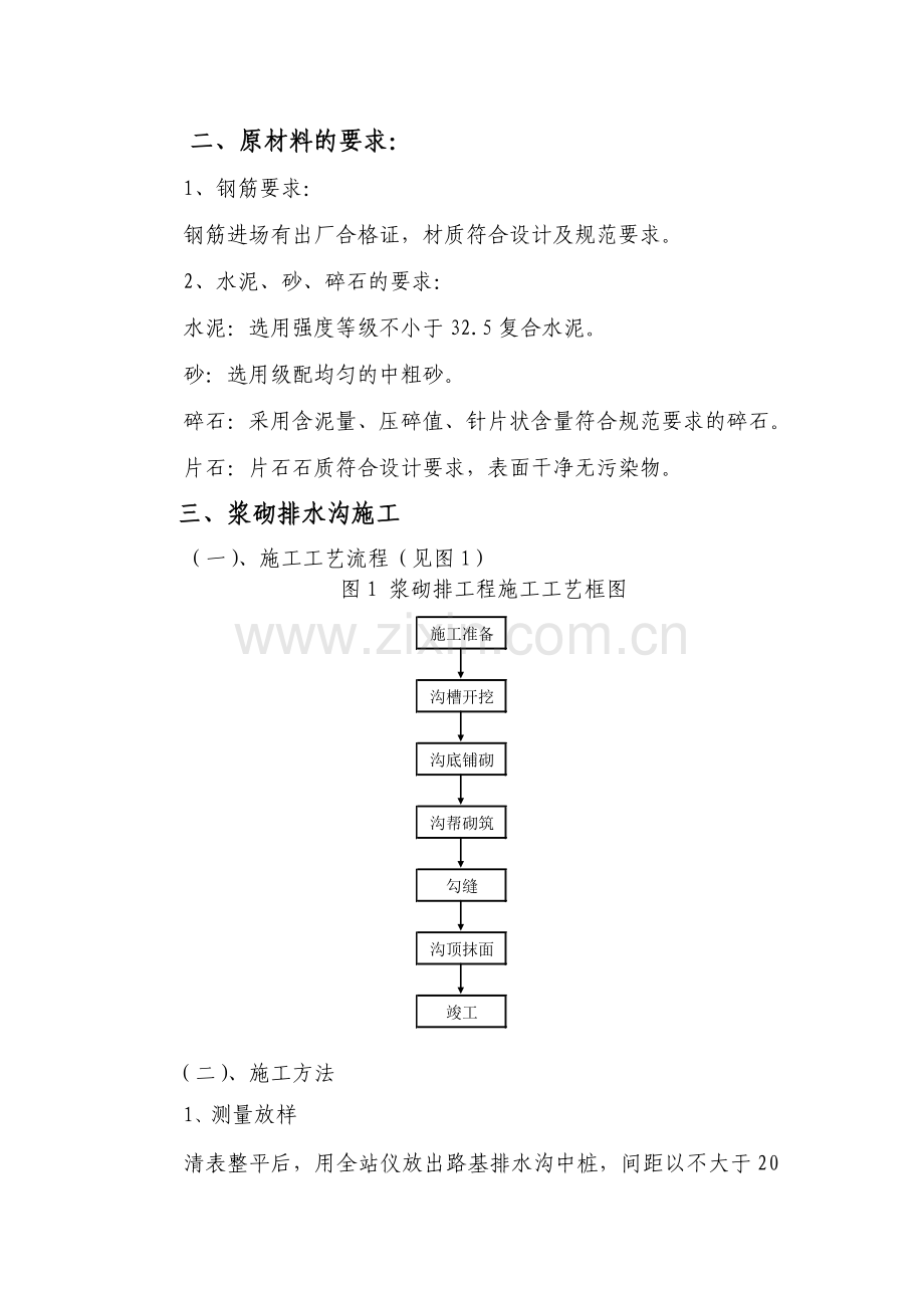 水沟盲沟施工组织设计.doc_第2页