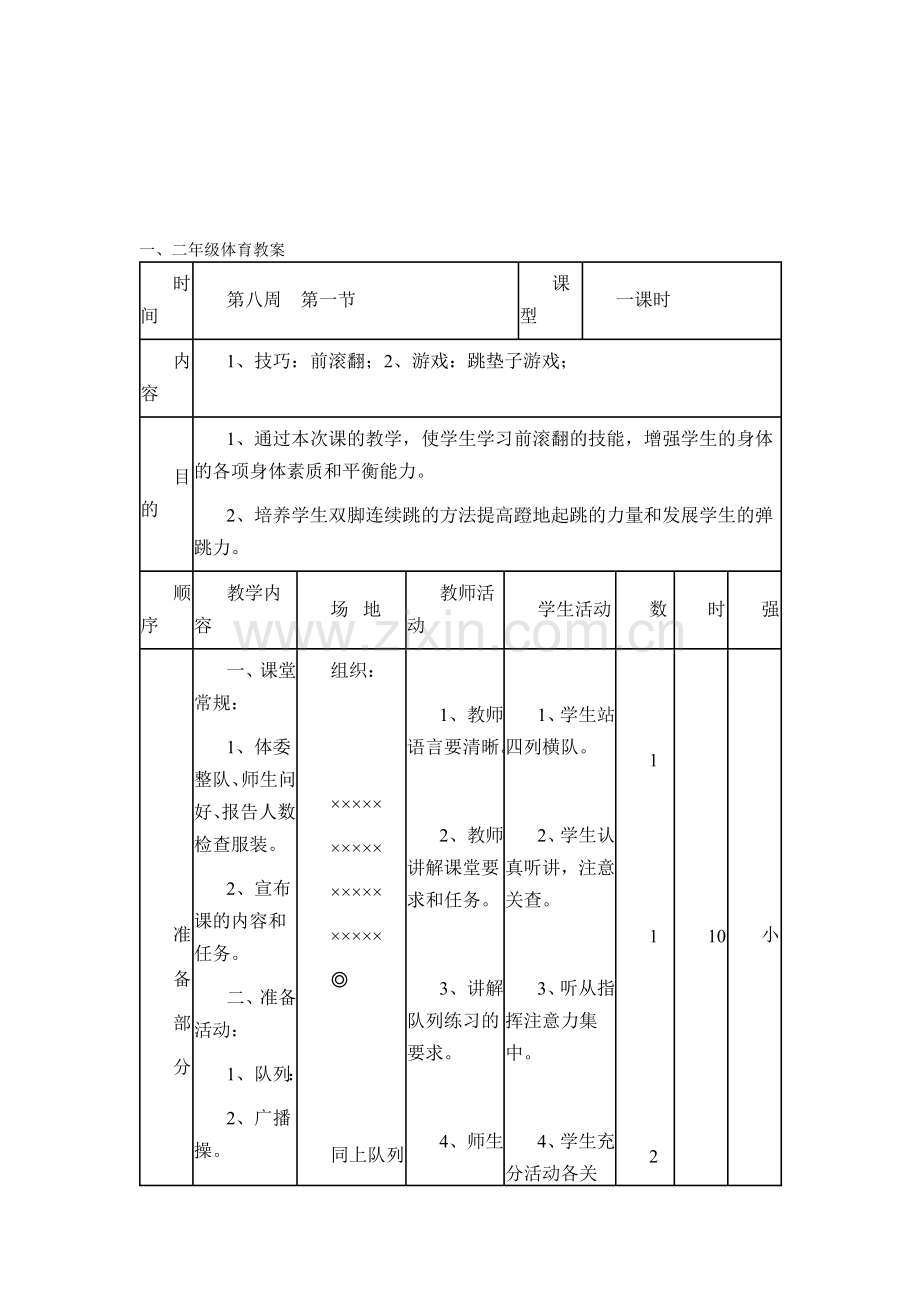 小学一年级上册体育教案全册-(2).doc_第1页