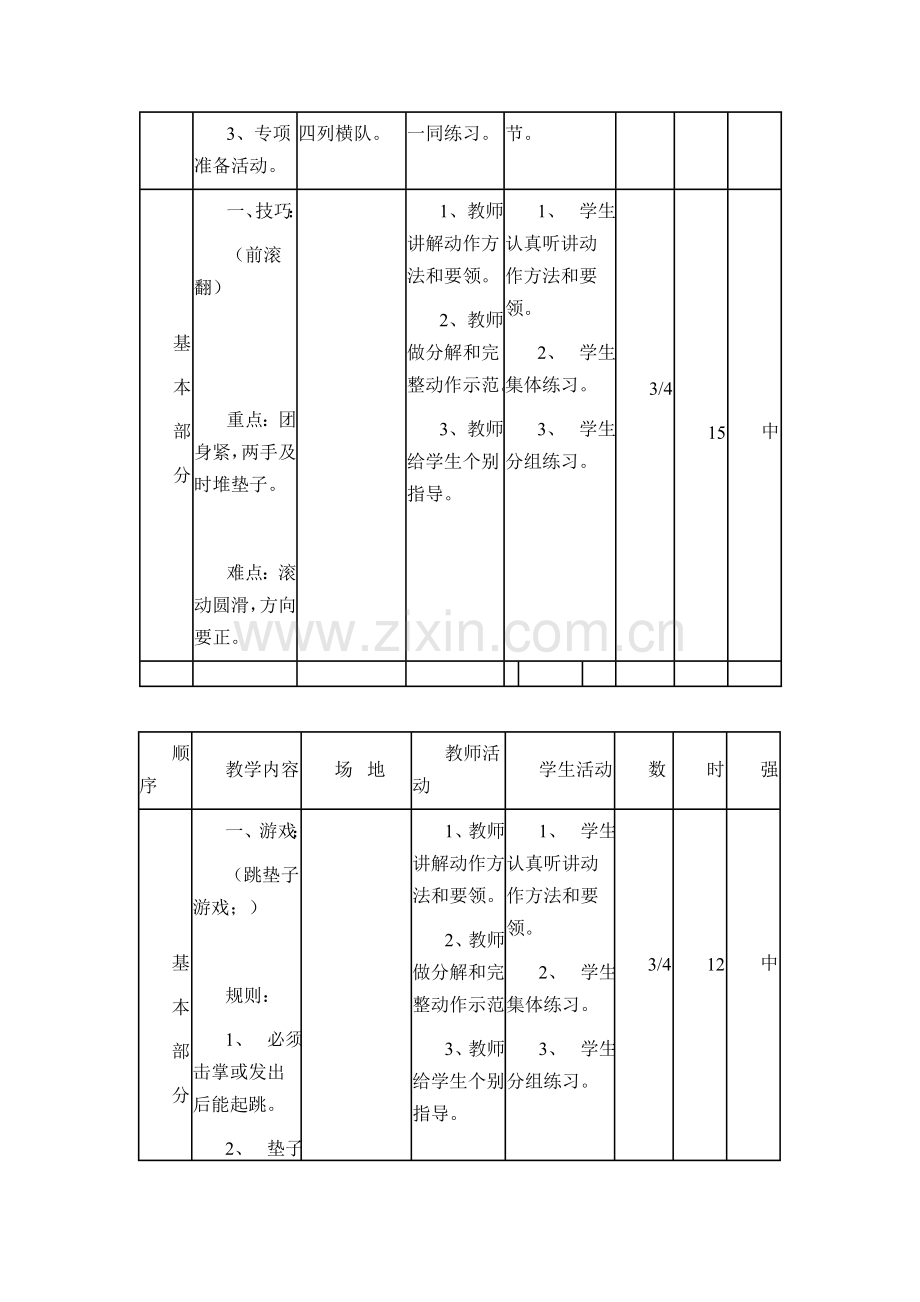 小学一年级上册体育教案全册-(2).doc_第2页