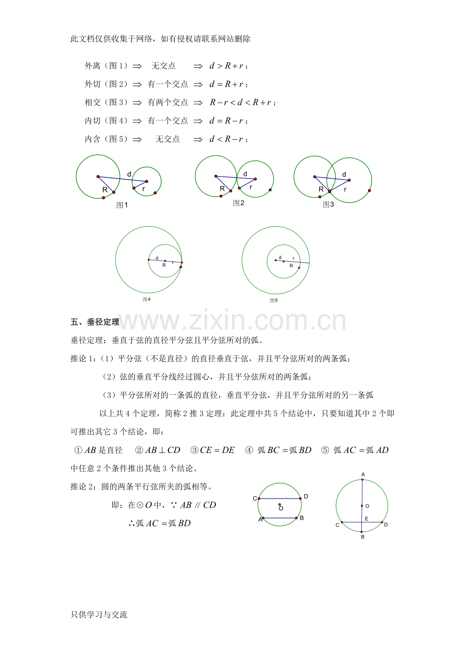 初三《圆》章节知识点复习专题超级经典讲课稿.doc_第2页