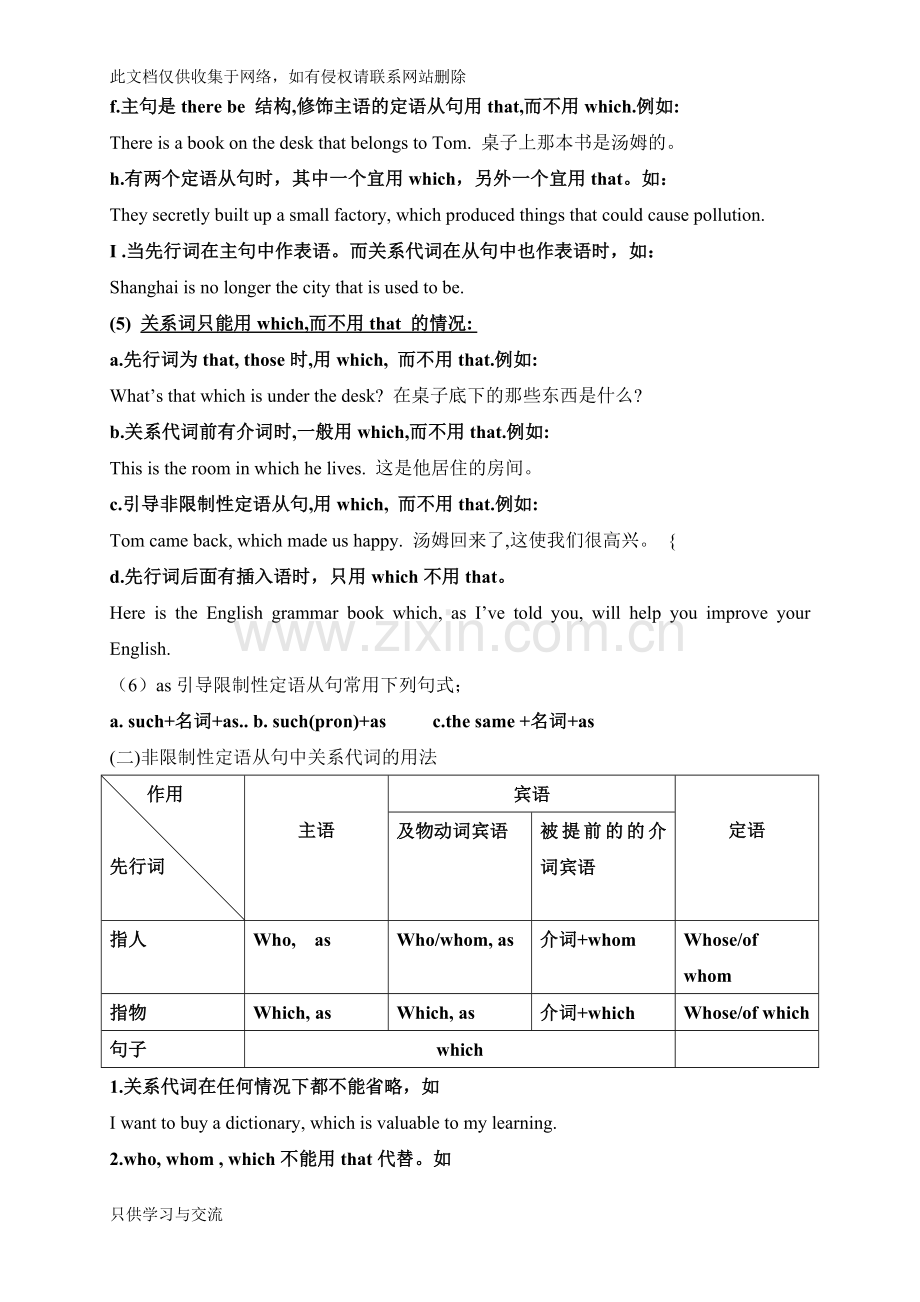 初三英语定语从句完整归纳讲解及练习备课讲稿.doc_第3页