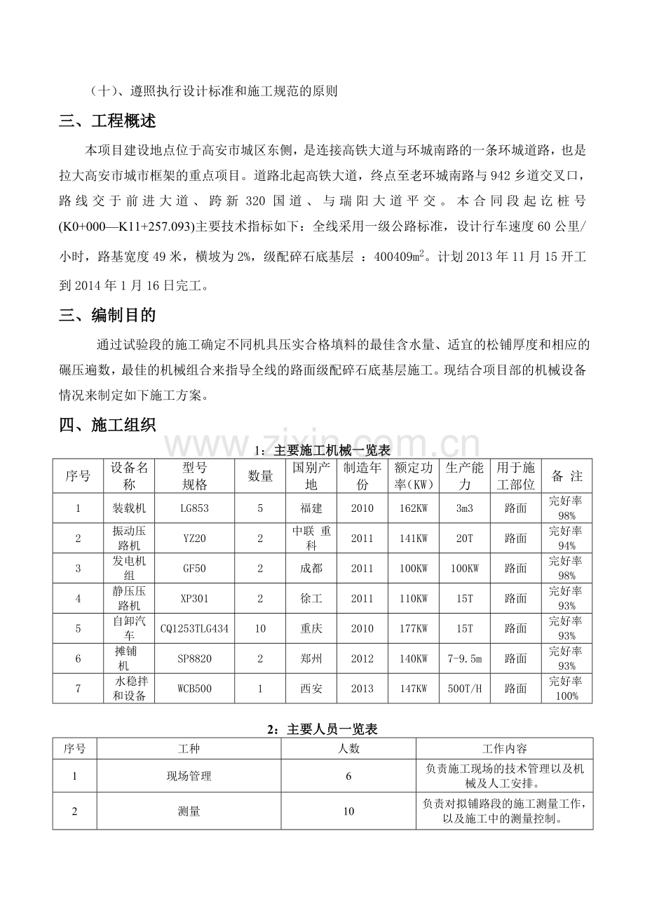 路面级配碎石底基层试验段施工工艺总结.doc_第2页