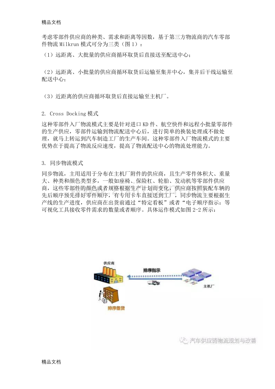 汽车行业入厂物流模式分析讲课教案.docx_第3页