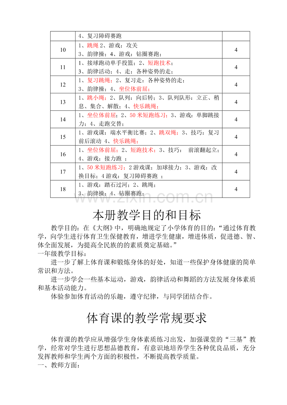 小学二年级体育教案-全册.doc_第2页