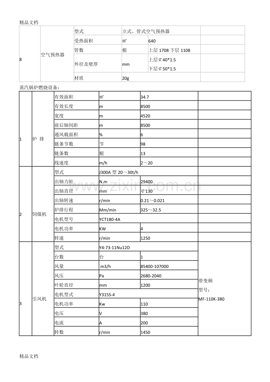 35吨链条蒸汽锅炉技术参数及控制方案资料.docx_第3页