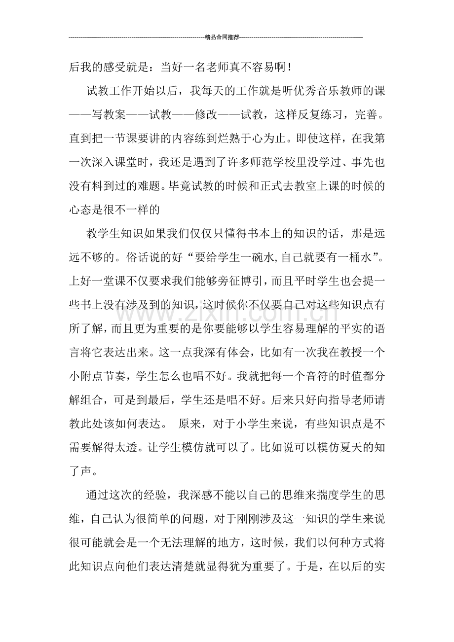 实习音乐教师工作总结.doc_第2页