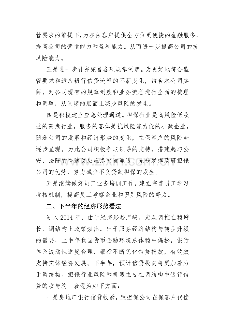 担保行业协会二届二次全体会议交流发言.doc_第2页