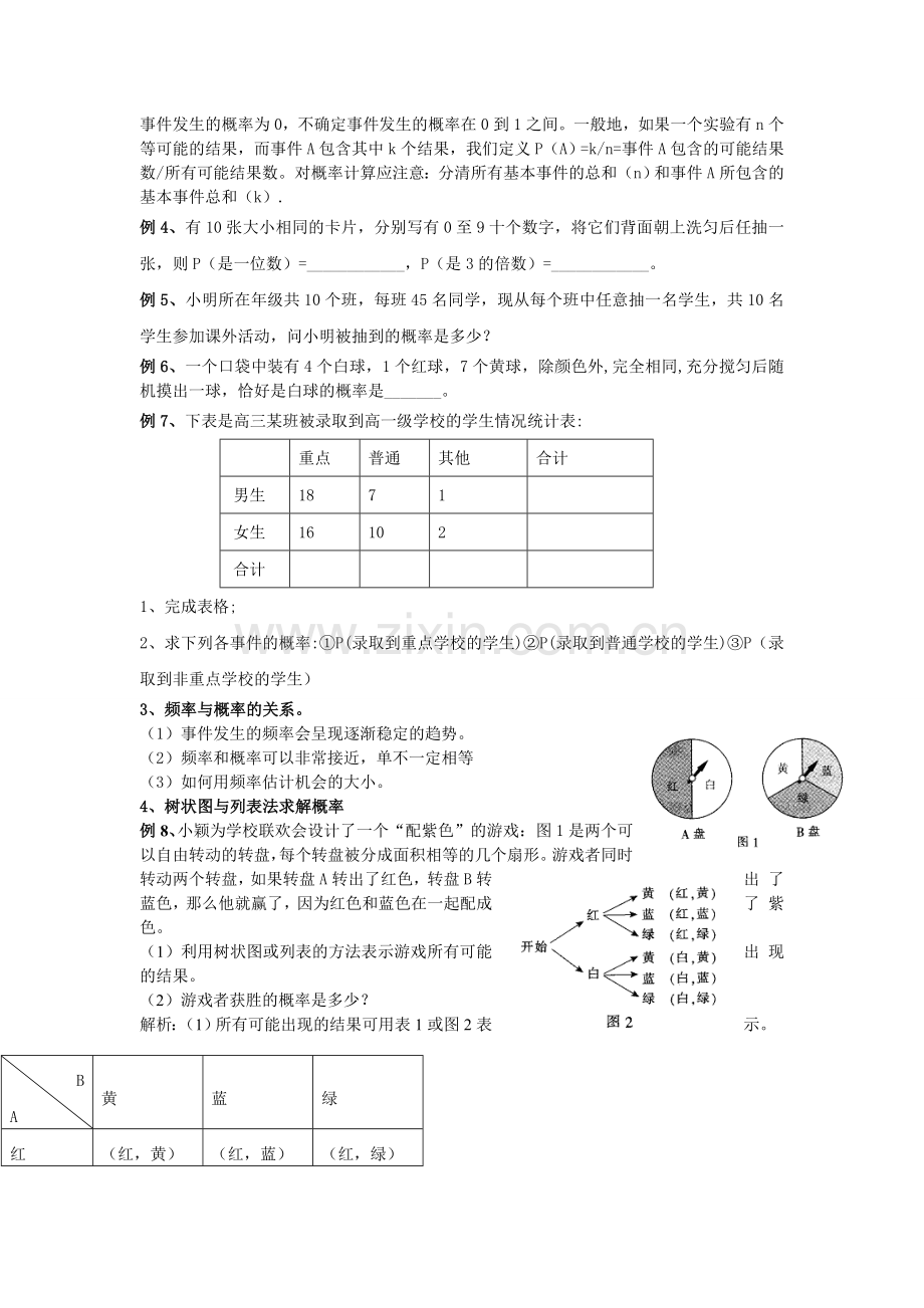 新教材八年级下认识概率知识点及练习资料.doc_第2页