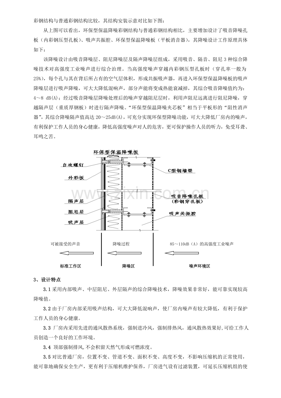 环保型保温降噪天然气压缩机厂房施工技术(版).doc_第2页