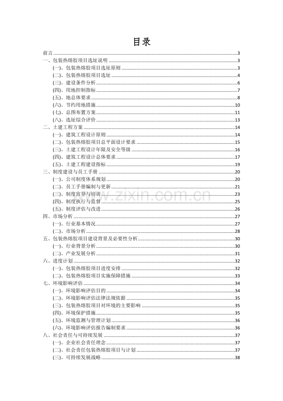 2024年包装热熔胶项目可行性研究报告.docx_第2页