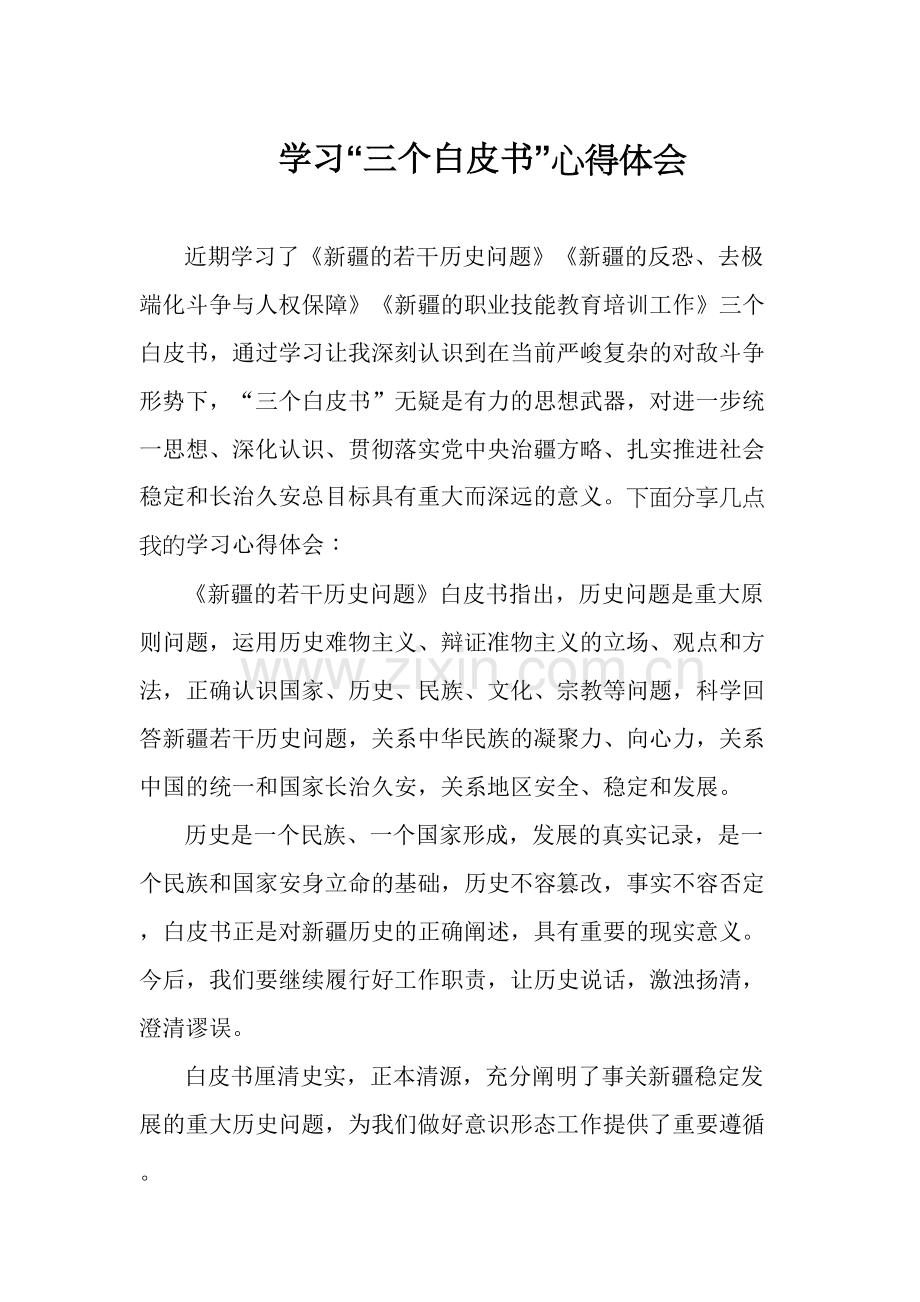 学习“三个白皮书”心得体会讲课教案.doc_第2页