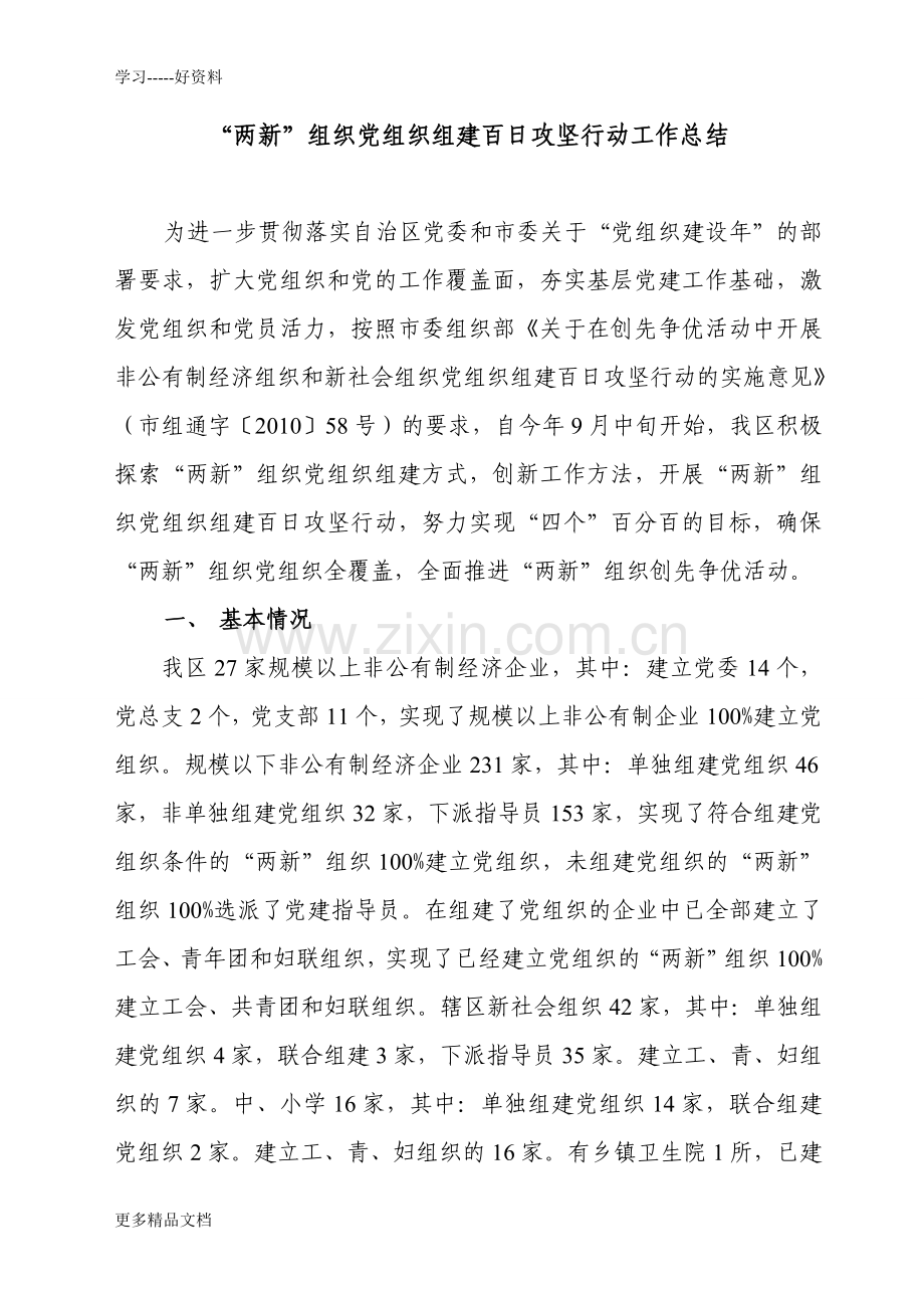 百日攻坚行动工作总结教学教材.doc_第1页