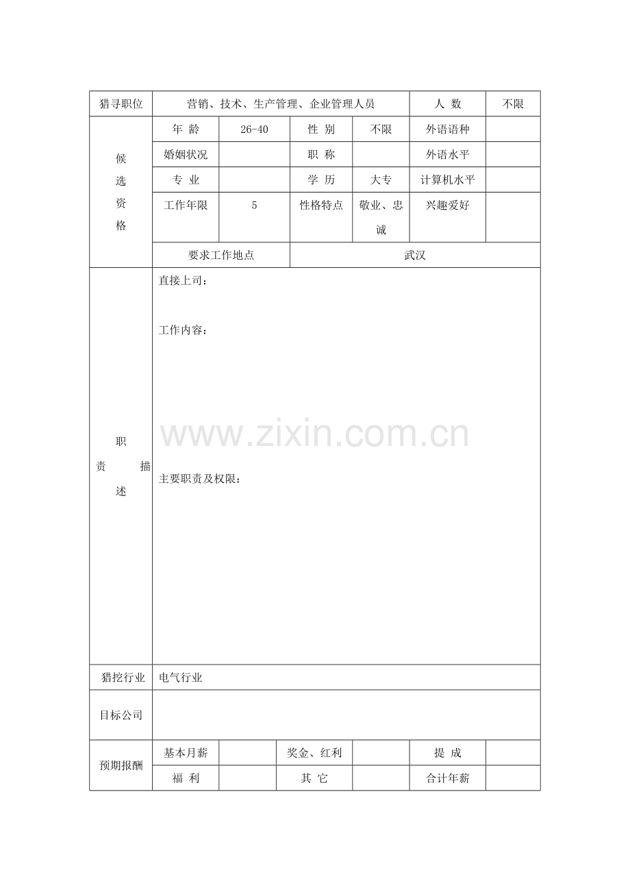 猎头服务需求调查表知识分享.doc_第3页