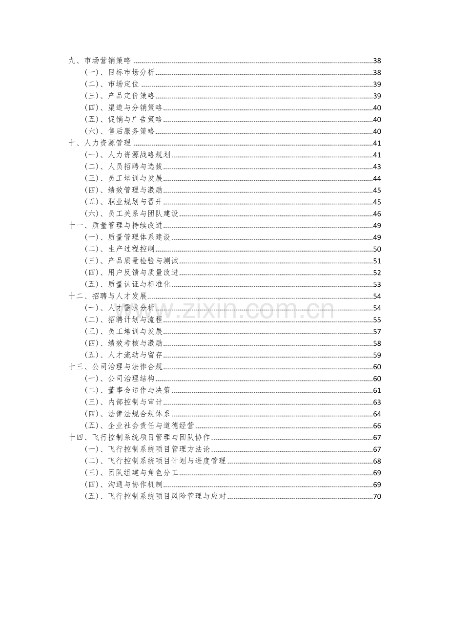 2024年飞行控制系统项目可行性研究报告.docx_第3页