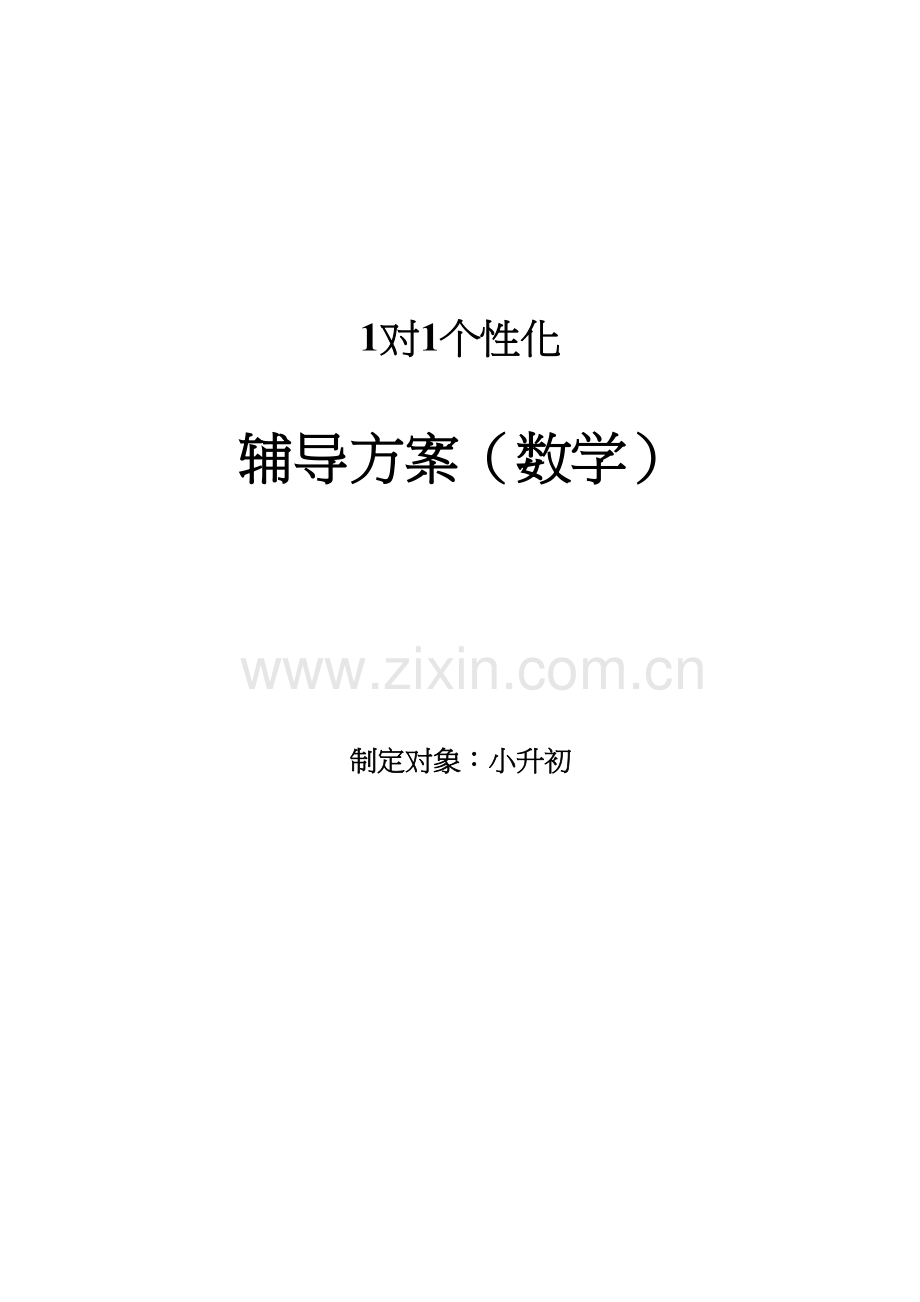 小升初长期教学计划数学知识讲解.docx_第2页