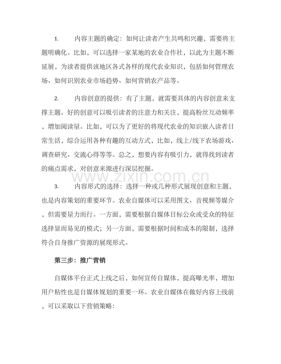 农业自媒体规划方案.docx_第2页