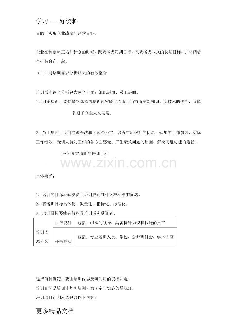 培训需求分析的培训项目设计复习课程.docx_第3页