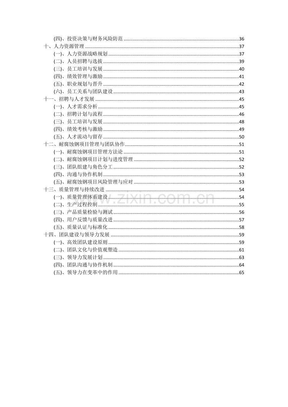 2024年耐腐蚀钢项目可行性研究报告.docx_第3页