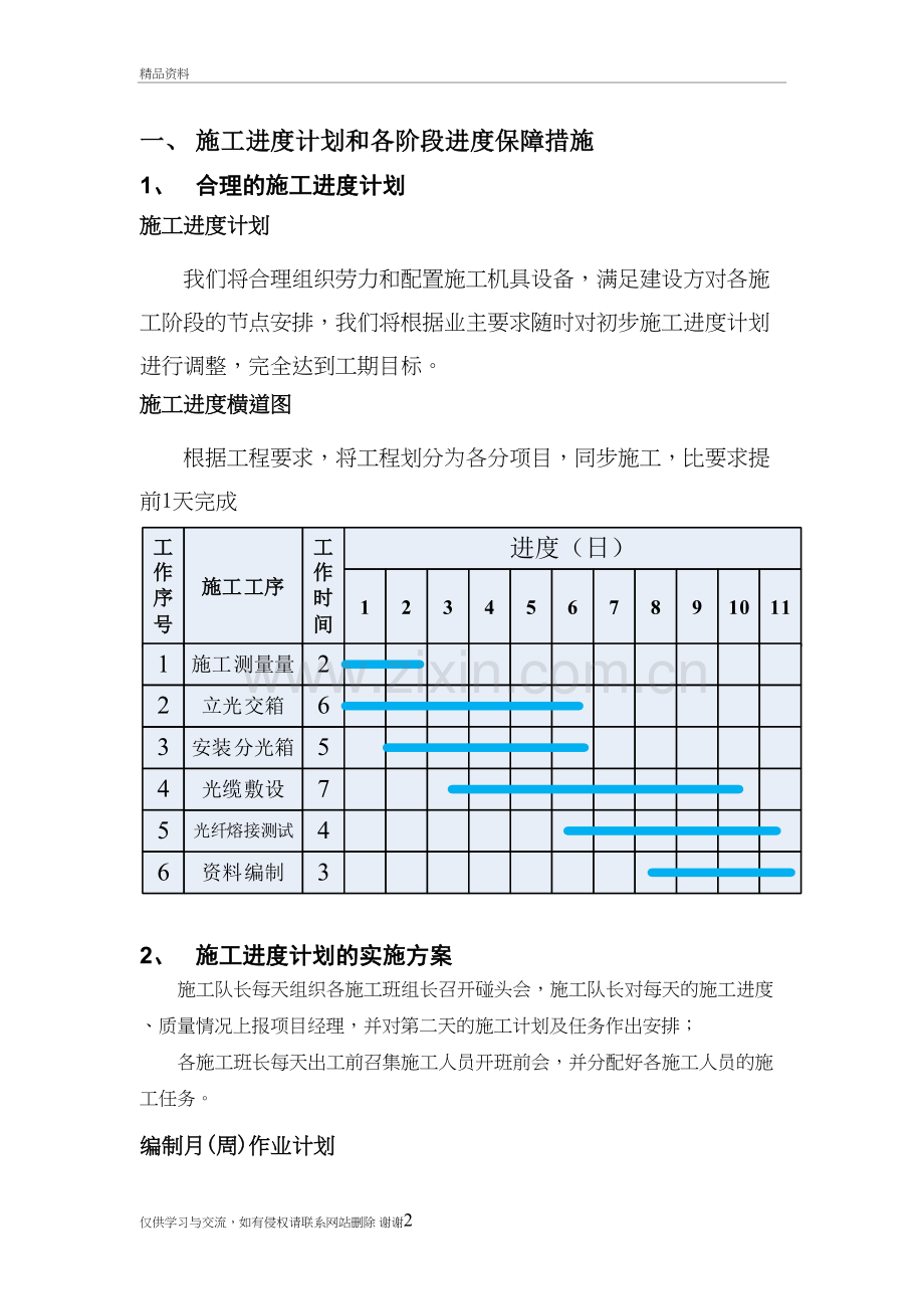 施工进度计划和各阶段进度保障措施学习资料.doc_第2页