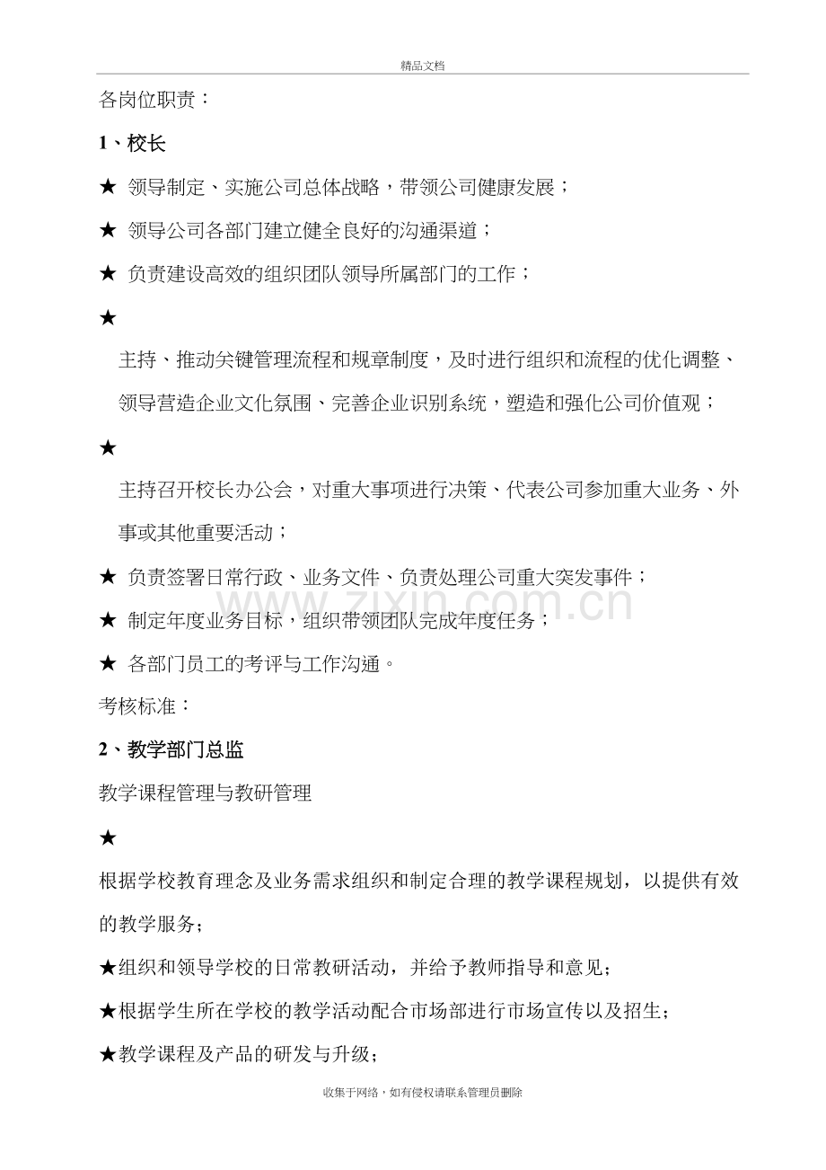 培训学校各岗位职责教学内容.docx_第2页