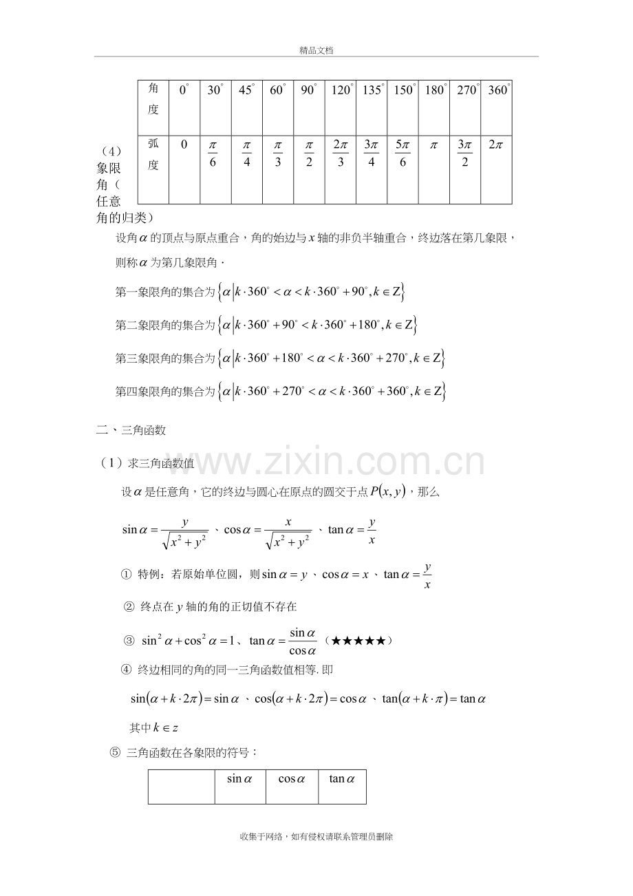 高中数学必修4课本知识点教学提纲.doc_第3页