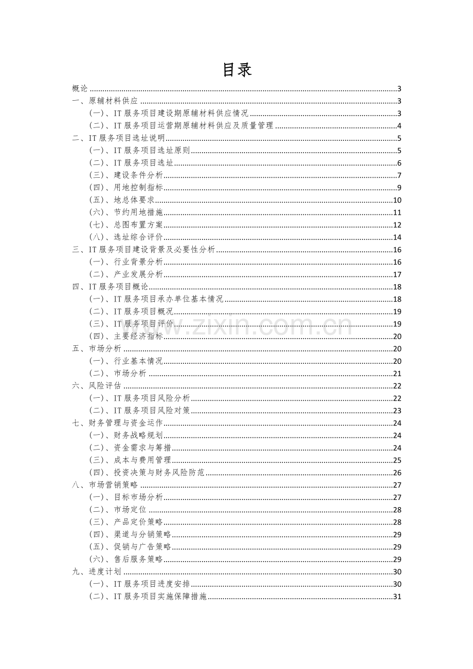 2024年IT服务项目可行性研究报告.docx_第2页