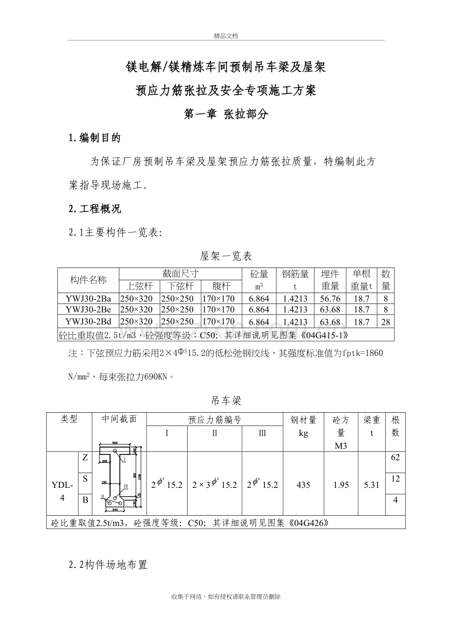 屋架及吊车梁专项安全施工方案说课讲解.doc_第2页