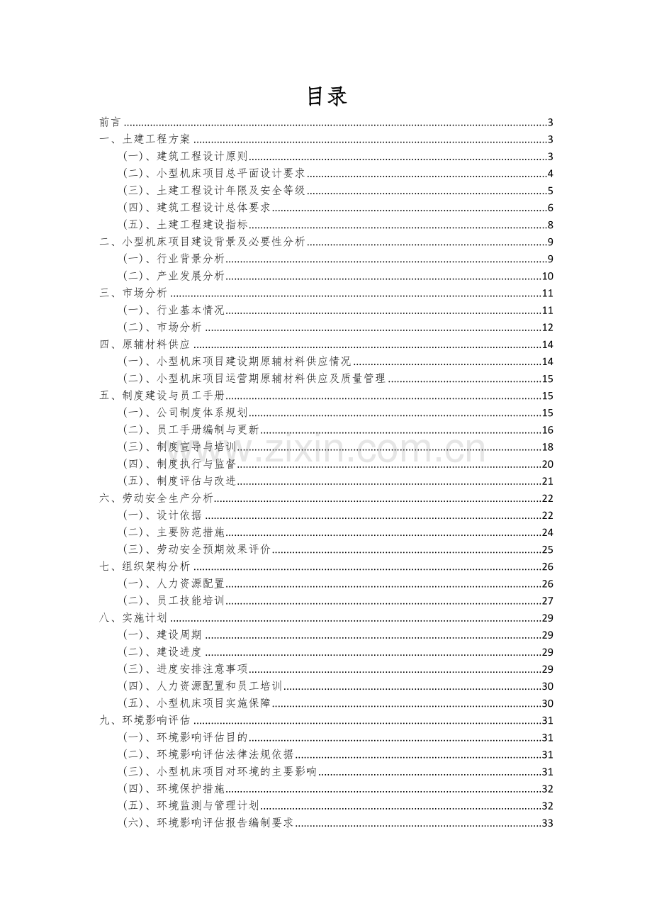 2024年小型机床项目可行性分析报告.docx_第2页