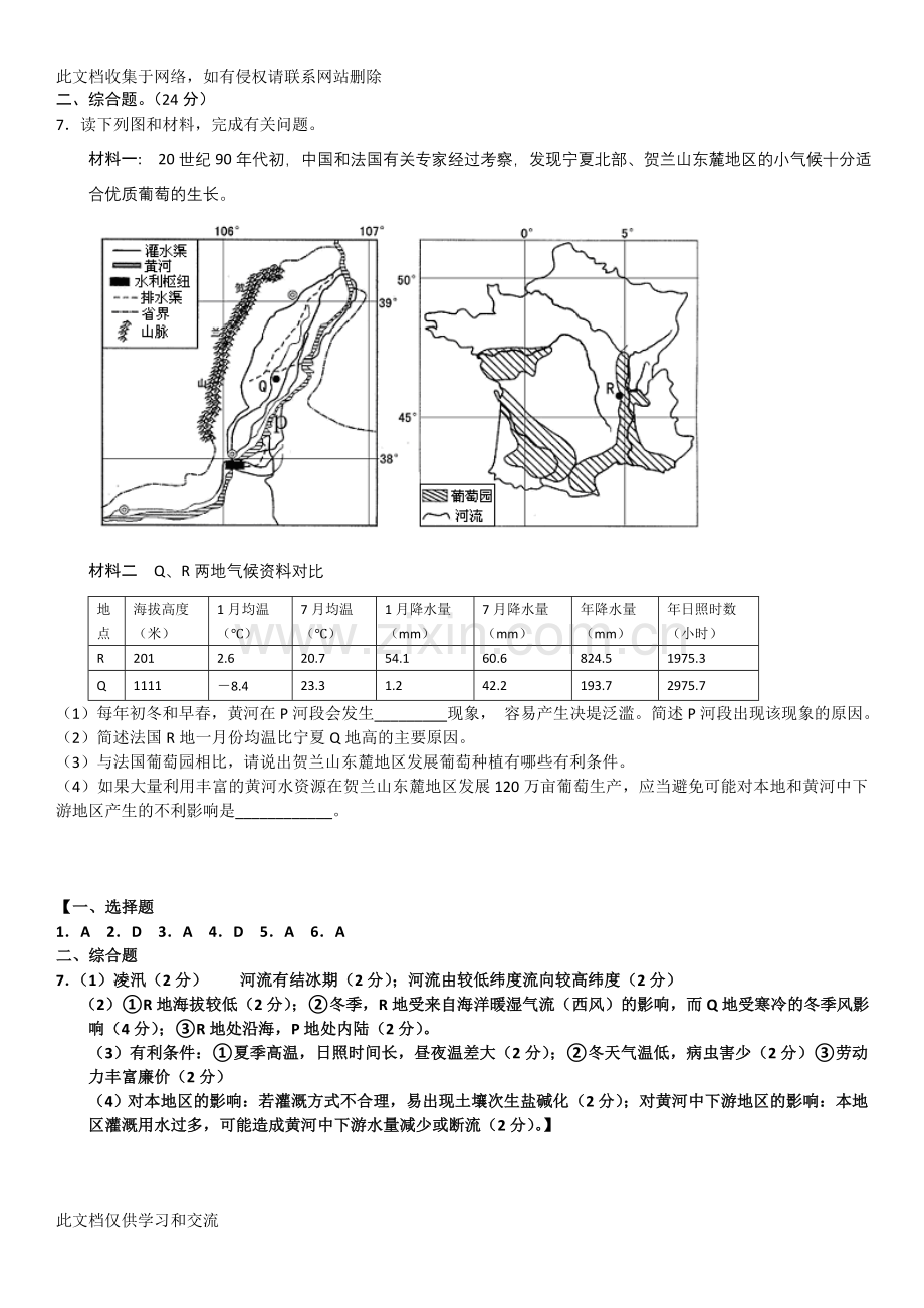 地理备考“好题目速递”系列试题目培训讲学.doc_第2页