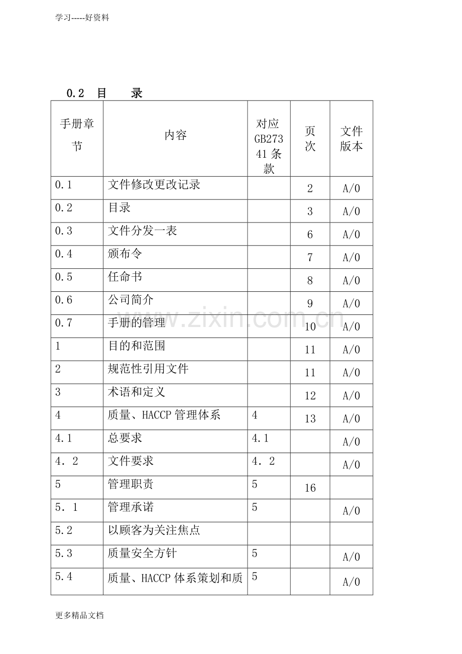 出口食品安全管理手册演示教学.doc_第3页