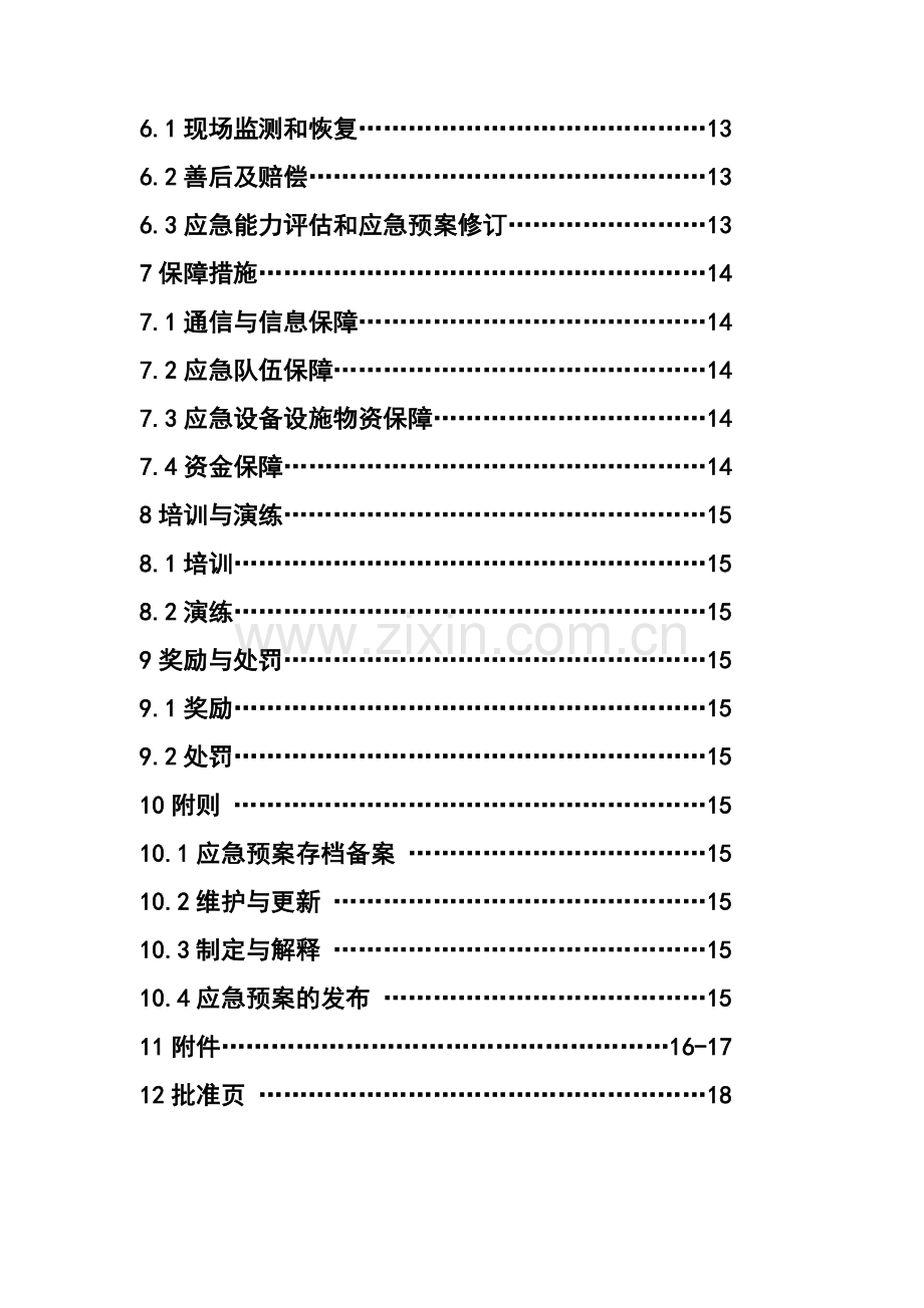 丽源公司生产安全综合应急预案修订教案资料.doc_第3页