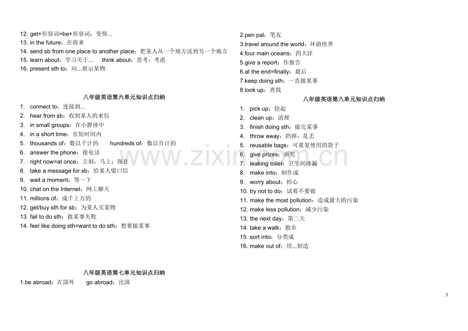 八年级下册英语知识点总结【人教版】28321教学文案.doc_第3页